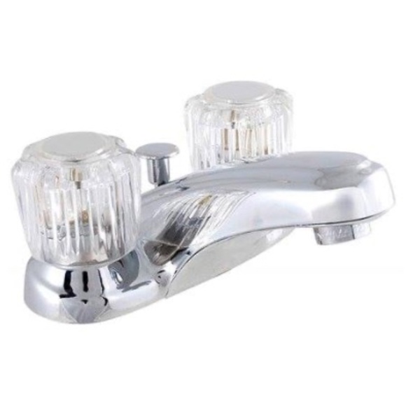 BRAND NEW sealed 3 x LDR dual handle bathroom faucets chrome finish - Picture 2 of 3